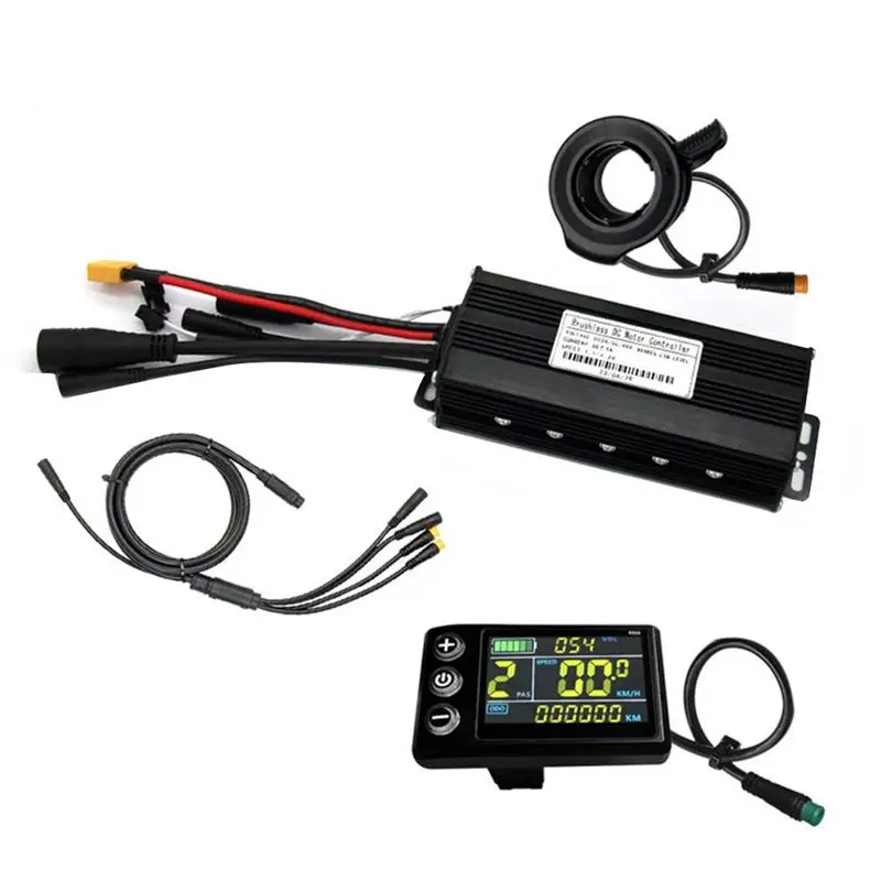 

ABYB Three Mode Ebike Controller 24V/36V/48V With S866 LCD Color Display Waterproof Connector 1000W Motor Conversion Parts