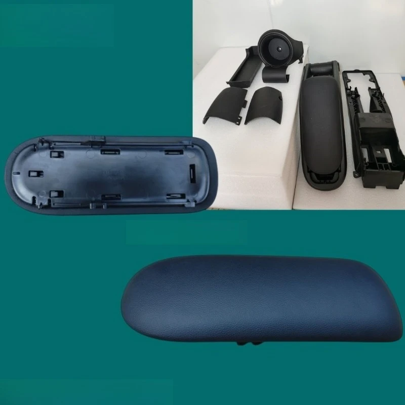 لسيارات BMW ميني كوبر R55 R56 R57 R58 وحدة التحكم المركزية مسند الذراع ترقية صندوق تخزين منظم ملحقات السيارة الداخلية أجزاء سوداء #4