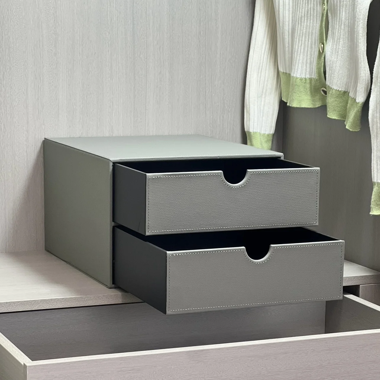 

Thiened Leather Der Sle Storage Box for Office And Home Miscellaneous Items Clothing And Sos Organizer Box