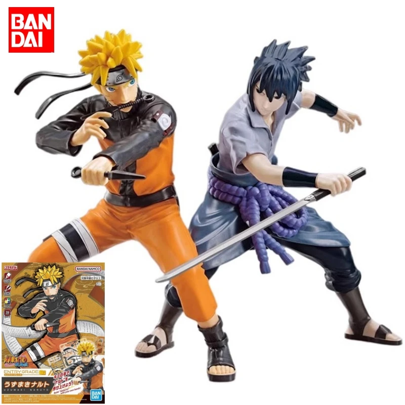 

Bandai Original ENTRY GRADE NARUTO Anime Action Figure Uzumaki Naruto Assembly Model Toys Collectible Gifts For Children
