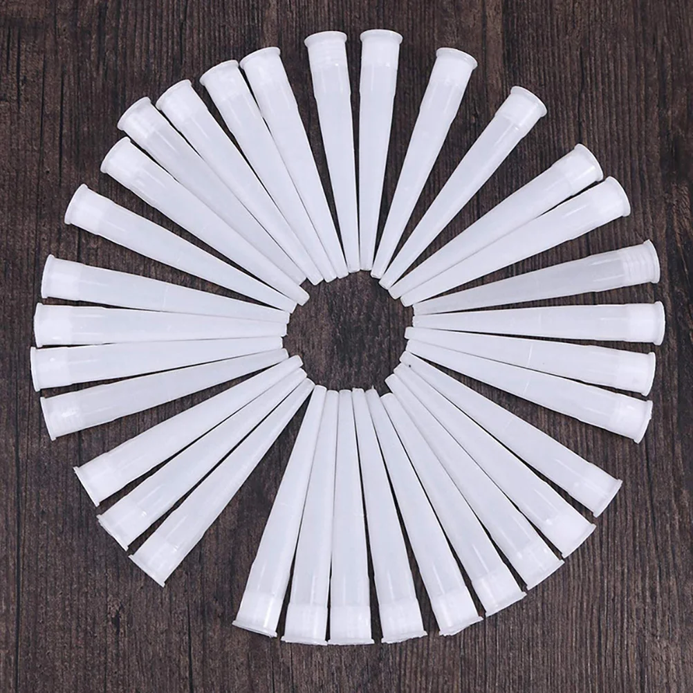 

100Pcs Caulking Nozzles Plastic Reusable Caulk Tips Easy Apply for Home Construction Filling Gaps Caulk Nozzle Applicator