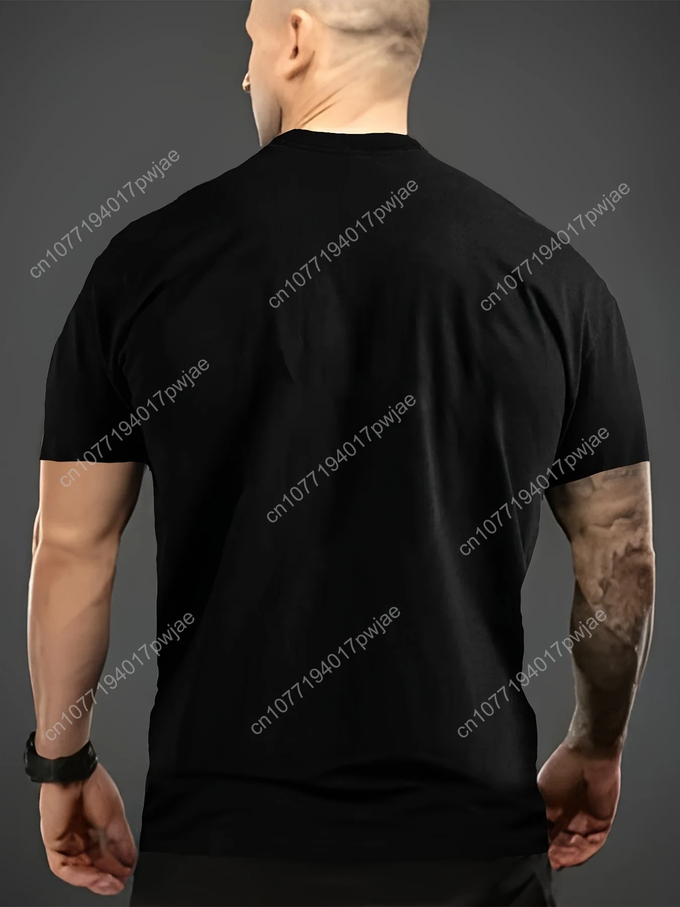 T-shirt da uomo con stampa 3D alla moda di Alaïa