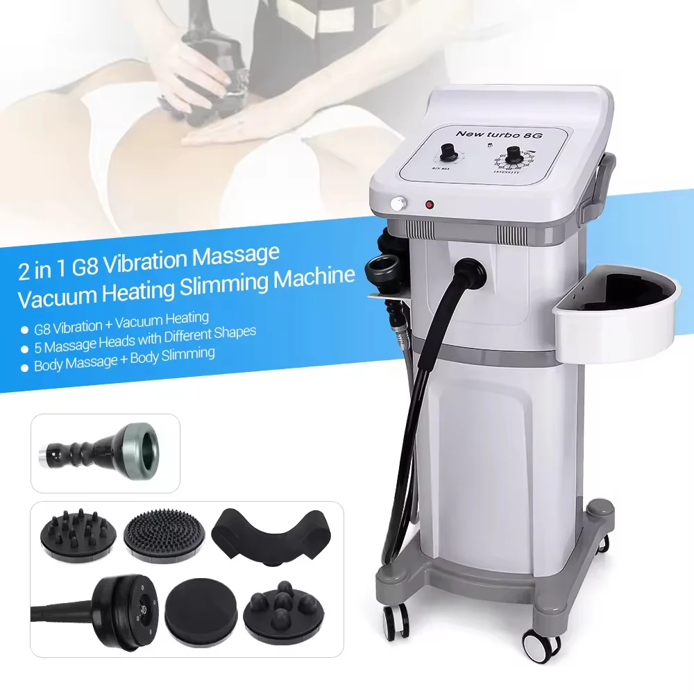 

2in1 Vacuum Heating Turbo G8 Vibrating Massage Gerat G8 Machine for Body Slimming