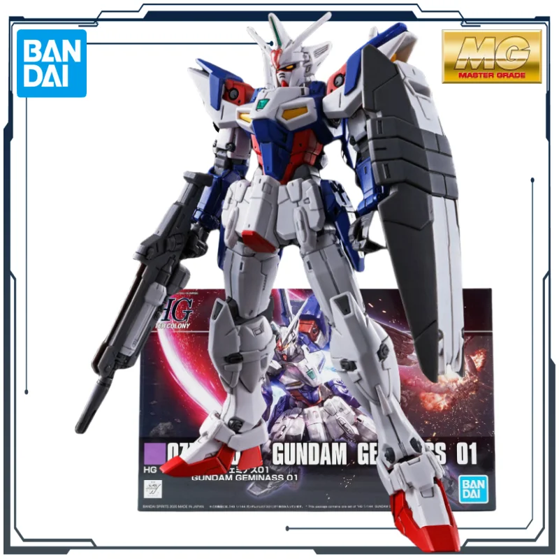 

BANDAI Original HG Web-exclusive Version GUNDAM GEMINASS 01 1/144 Anime Assembly Model Toys Gift for Boys Collectible Ornaments