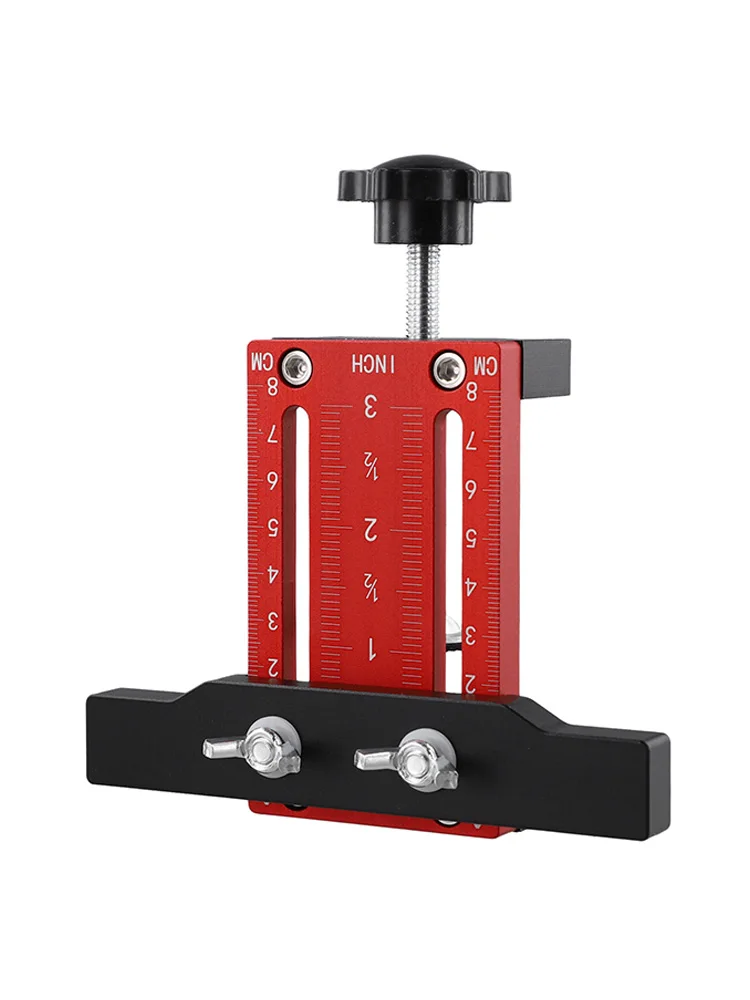 Cabinet Door Mounting Jig, With Support Arm&Clamp, Aluminum Alloy Cupboard Mounting Clamp For Installing Cabinets Locator