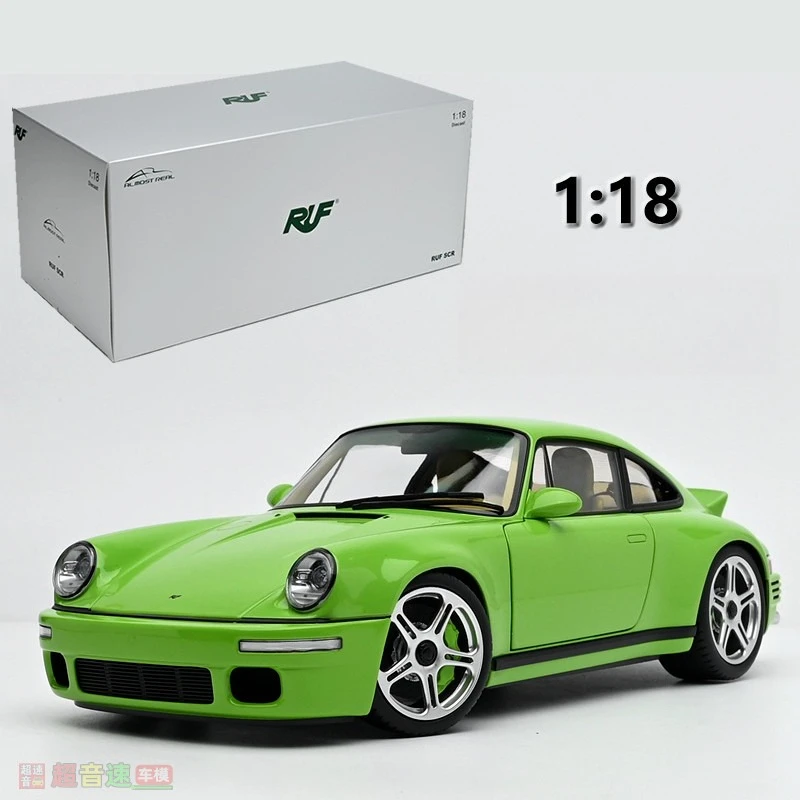 Diecast Almost Real Ar 1:18 Scale Ruf Scr 2018 Green Alloy Car Model