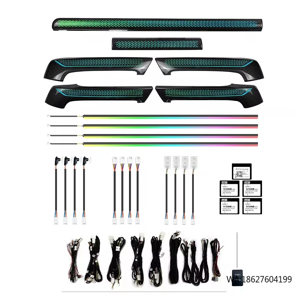 

Динамическая атмосферная светодиодная лампа для автомобиля Toyota Camry, RGB-подсветка салона