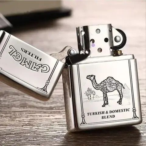 2025 new kerosen lighter windproof cigarette accessories men's gift can be DIY