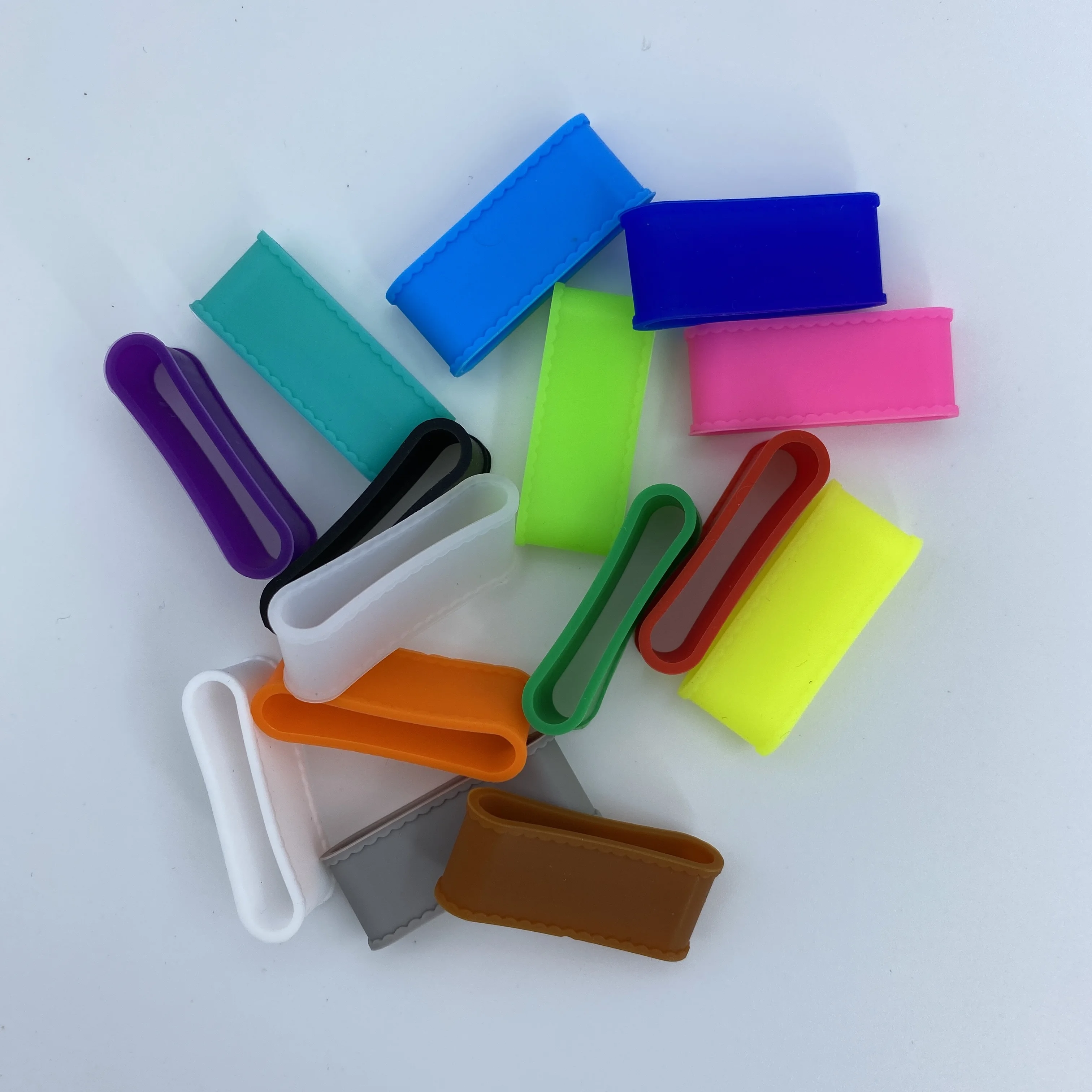 Free shipping(100pcs/lot)12~15 colors Silicone Tennis Racket Grips Ring/Customized Logo/handle's Silicone bushing/overgrip - Image 3