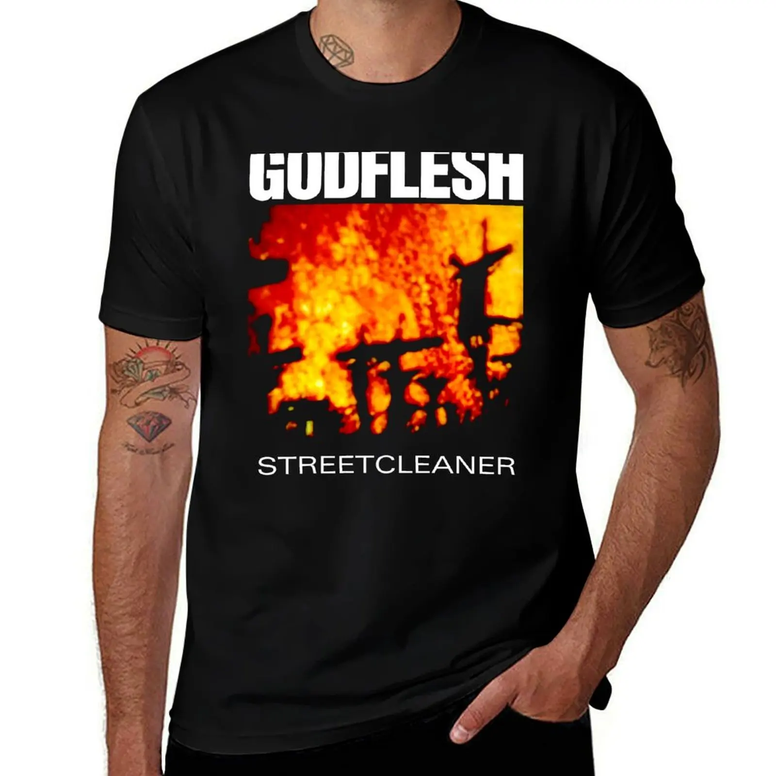

GODFLESH STREETCLEANER T-Shirt cotton t shirts high quality man t shirt luxury T-Shirt