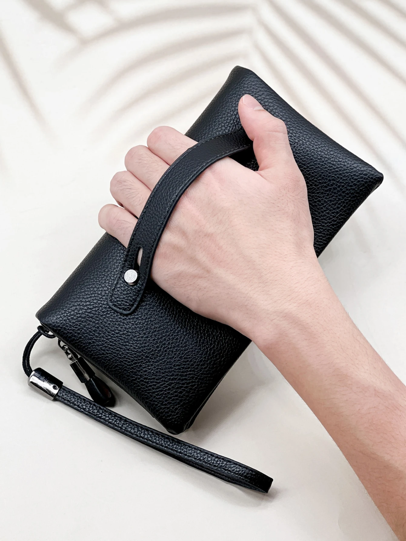 fashion clutch bag casual business soft paragraph large capacity hand bag