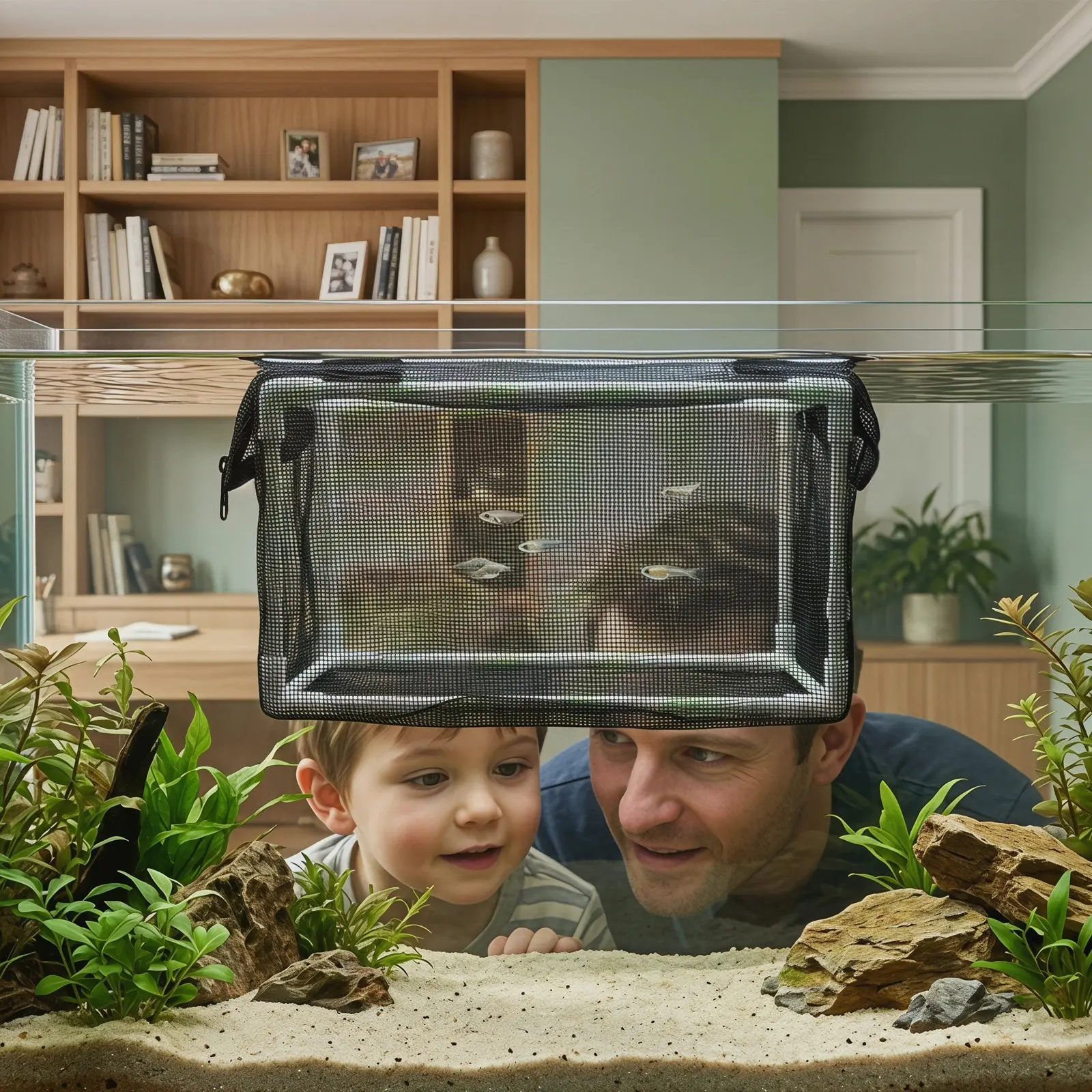 Aquarium-Zuchtkasten mit Netz  – Fish Toy In Aquarium Bewertung und Preis