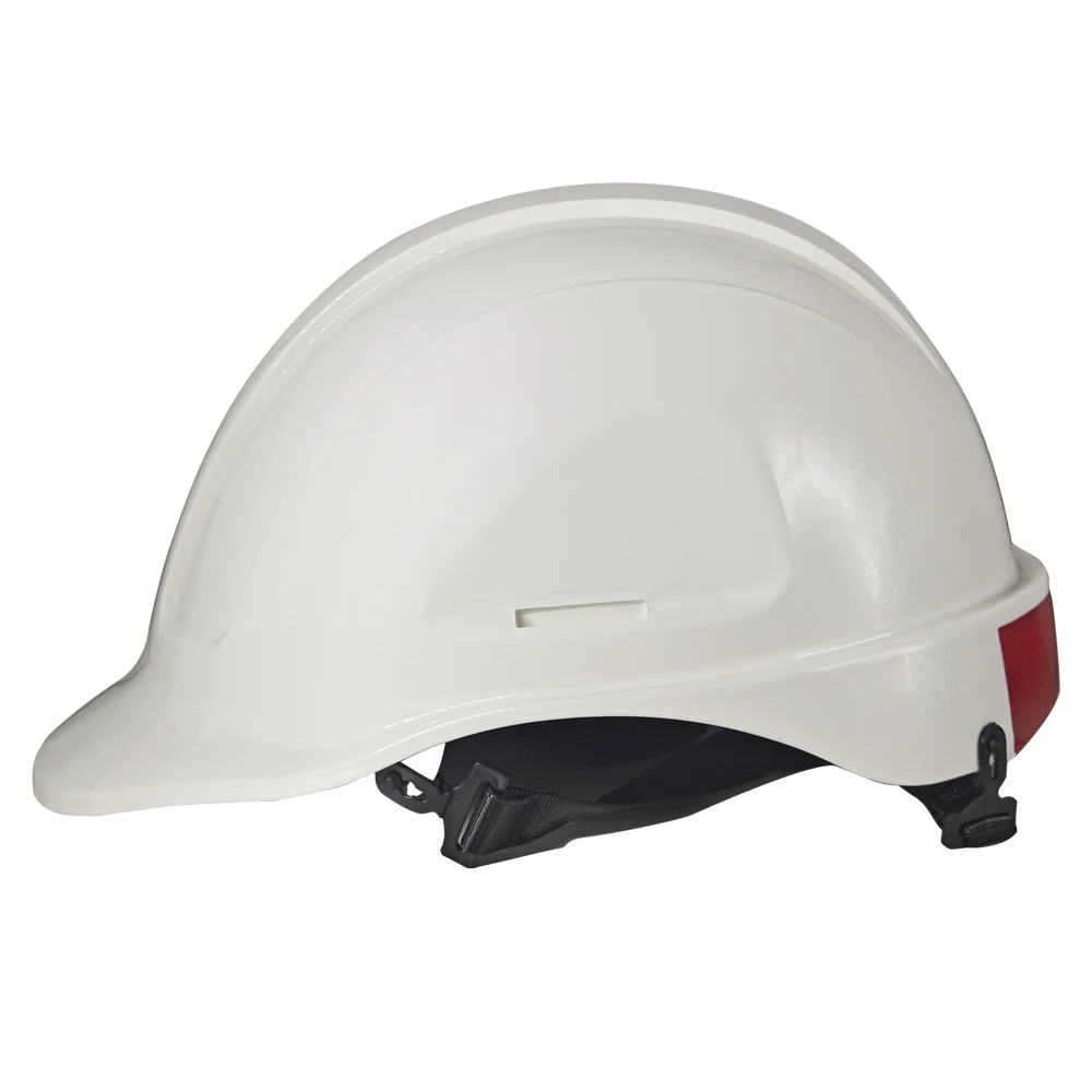 SAFETREE CE/ANSI/ISEA Z89.1-2014 Type II ABS Safety Helmet with Reflector Work Safety Headgear Head Protection Unvented