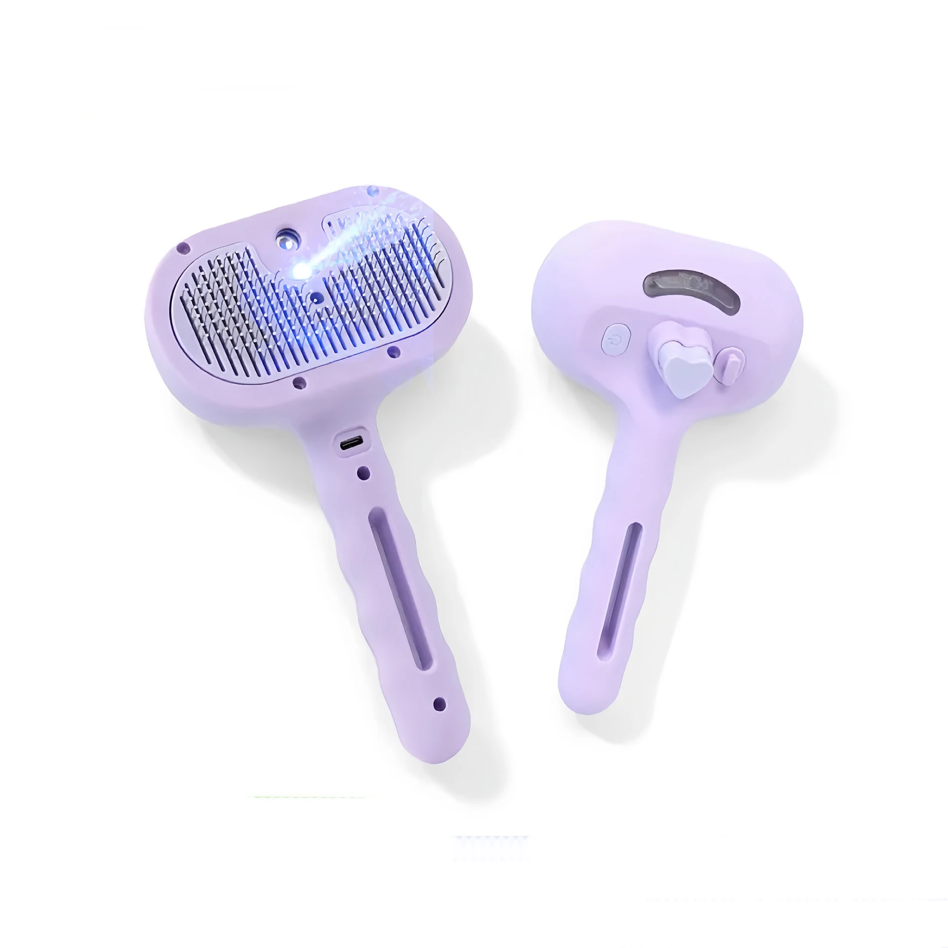 

Расческа для домашних животных Паровая массажная щетка Мягкий спрей для зубов Универсальная щетка 3в1 для удаления волос Многофункциональная массажная расческа USB-распылитель для