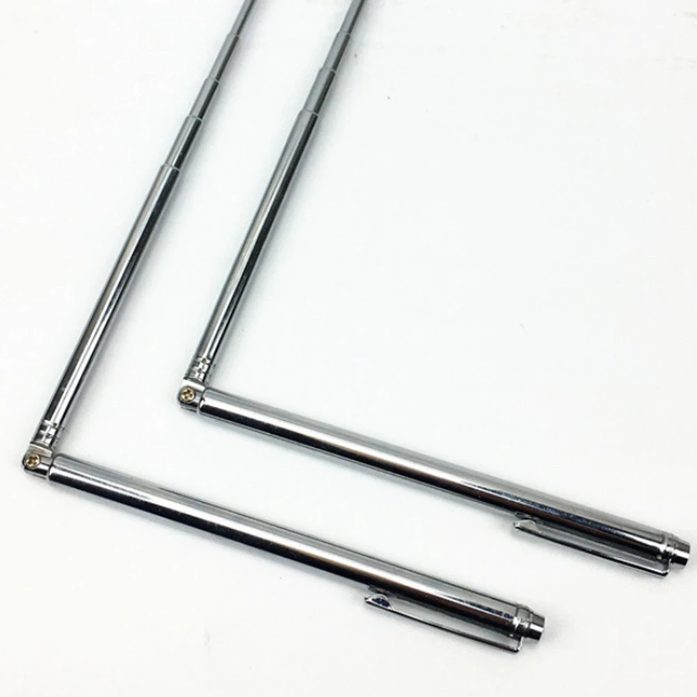 L72A-Portable Dowsing Rod Water Detector Tool Adjustable Rods Flexible Divining Water Spirit Ghost Gold Buried Items