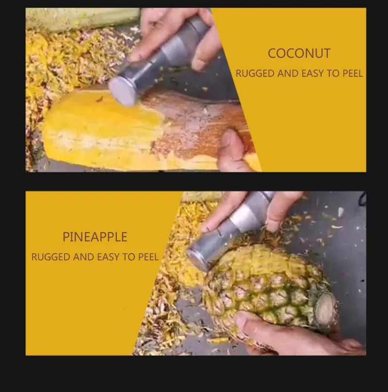Electric Food Processing Factory Vegetable Fruit Brown Skin Coconut Peeling Machine
