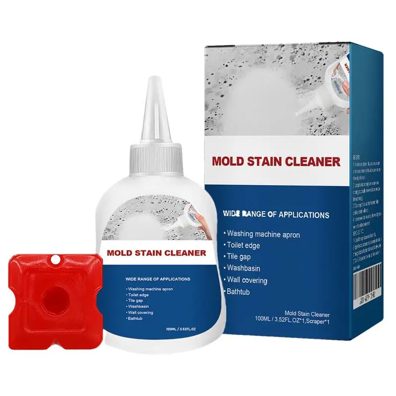 

Mold Stain Remover 100ml Tub And Tile Cleaner Household Cleaner For Home Sink Kitchen Showers Stain Remover Washing Machine