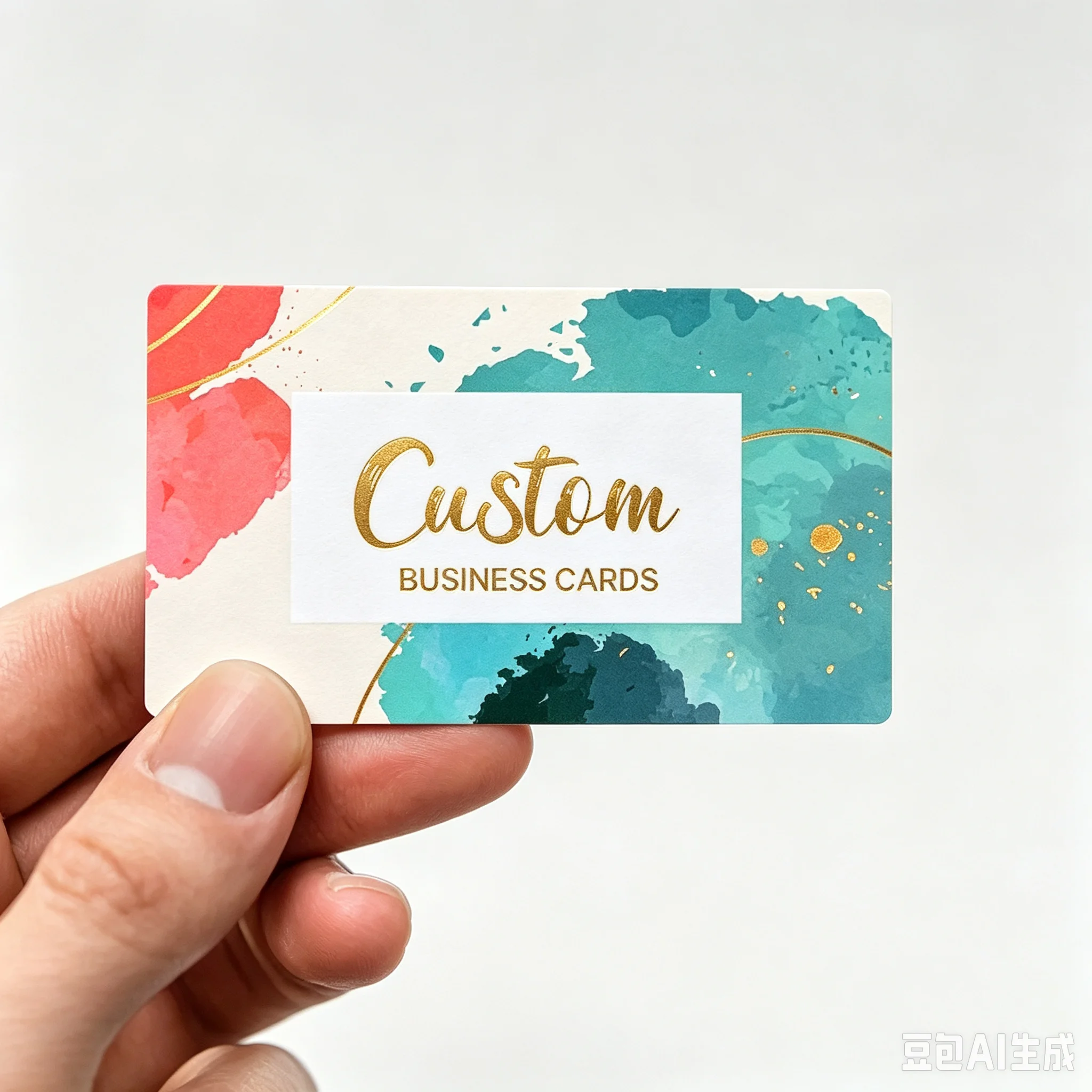 200 Tarjetas de Visita de Lujo Personalizadas con Lámina Dorada, Estampado en Oro, Impresión de Texto y Logotipo Personalizados, Tarjetas de Visita de Papel Premium de Alta Gama