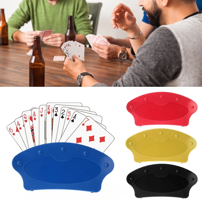 Plastic Hands-Free Playing Card Holder Board Game for Seat Lazy Base Base Game Organizes Hands