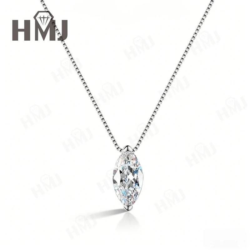 

Ожерелье из муассанита огранки 1–3 карата, элегантный кулон для женщин, сверкающий, идеально подходит для повседневного ношения, подарок на годовщину