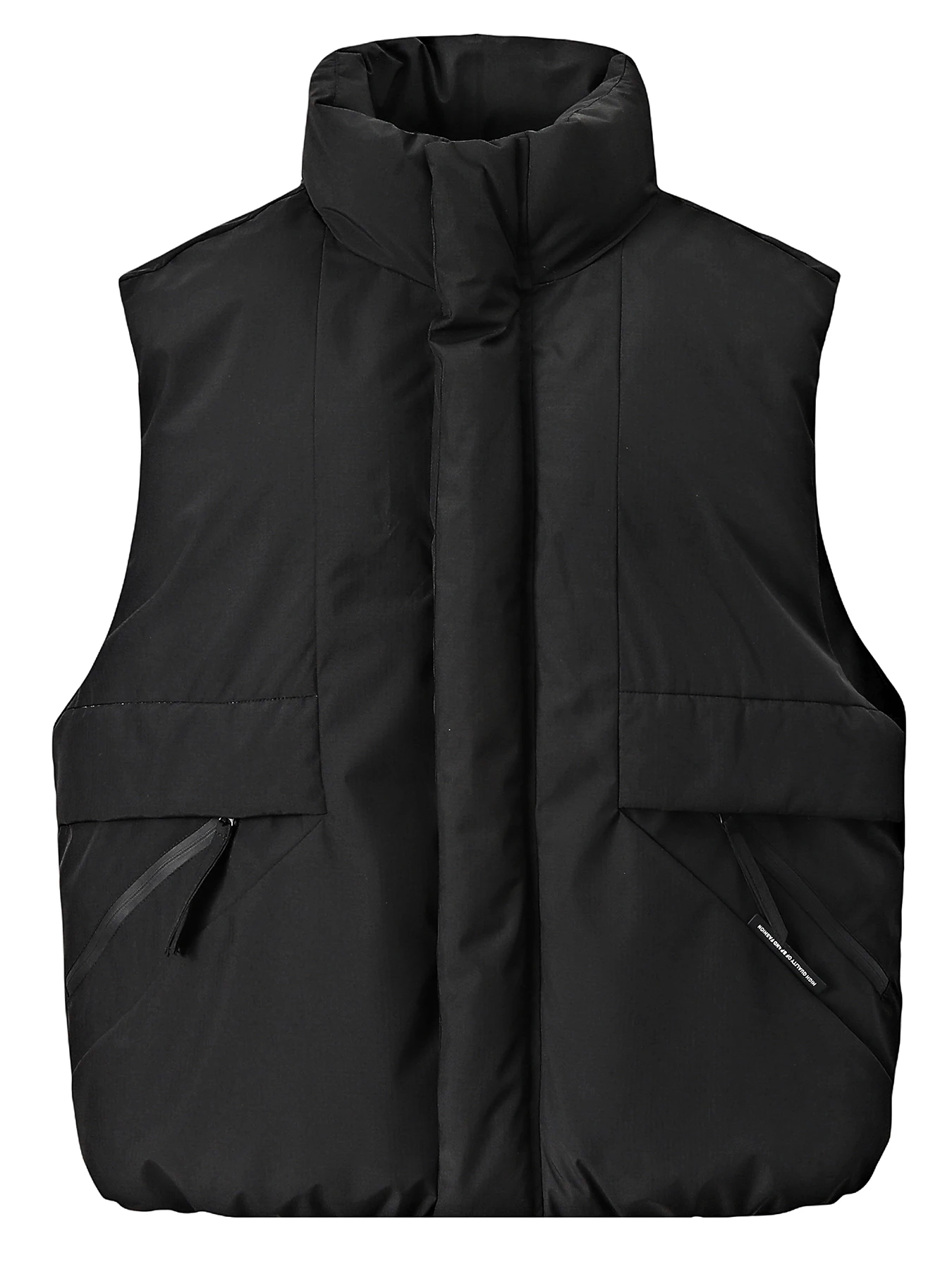

1 Piece of Men's New Autumn and Winter Stand-Up Collar Vest, Available in Multiple Colors, Workwear Style with Large Pockets and Zipper Design, Warm and Fashionable Street Style, Unisex, Versatile Sleeveless Jacket, Essential for Outdoor Casual Layering