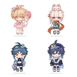 Venti Kazuha Xiao Aether Anime Figure yuan shen Toy Figures Woman Fashion Action Stand Figurine Model Doll Toys Acrylic