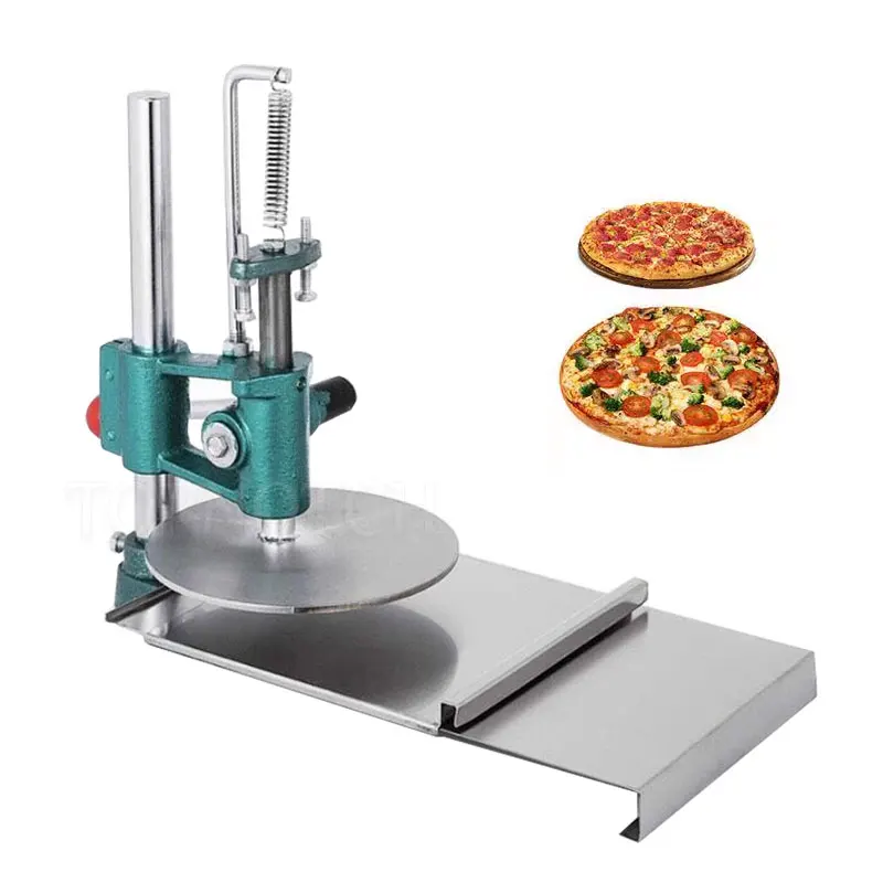 Pizza Dough Press Machine Manual Pizza Dough Flattening Press Dough Roller Sheeter Chapati Pressing Machine Pastry Presser