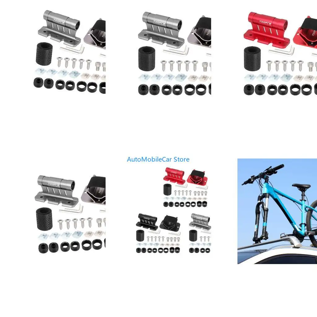 G8TE Anti Rattle Aluminum Bike Rack Easy Setups Vehicle Bike Carry for Safe Long Distance Travel & Outdoor Activities