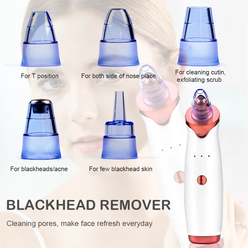 Electron facial pore cleaner face deep cleaner pore acne pimple removal vacuum facial vacuum pore cleaner comedo