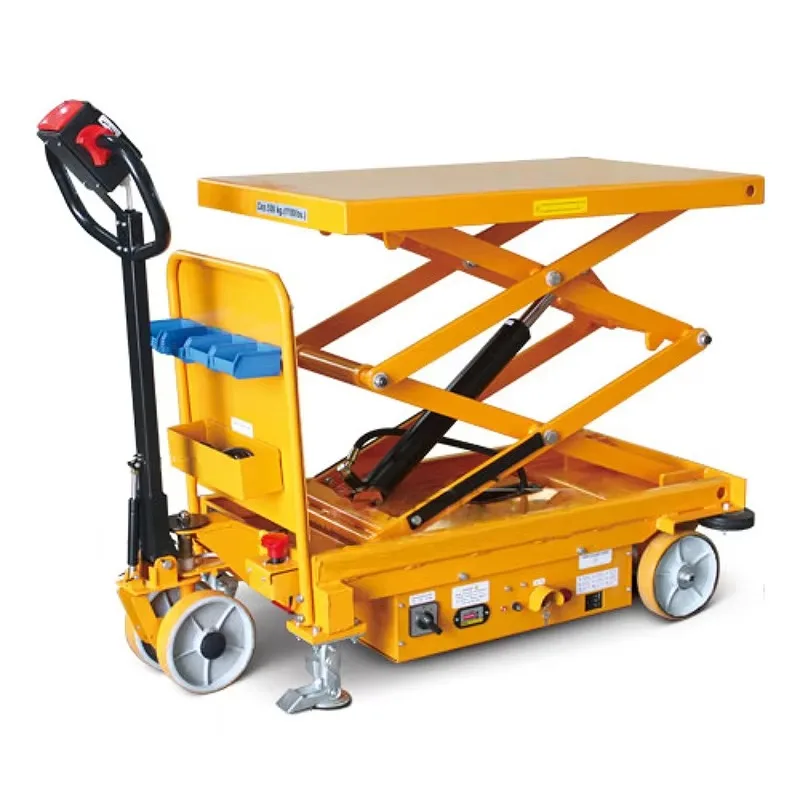 【Best-selling】Industrial Electric Trolley Heavy-Duty Flat Cargo Cart For Logistics Warehouse Goods Transport For Hand Carts & Tr