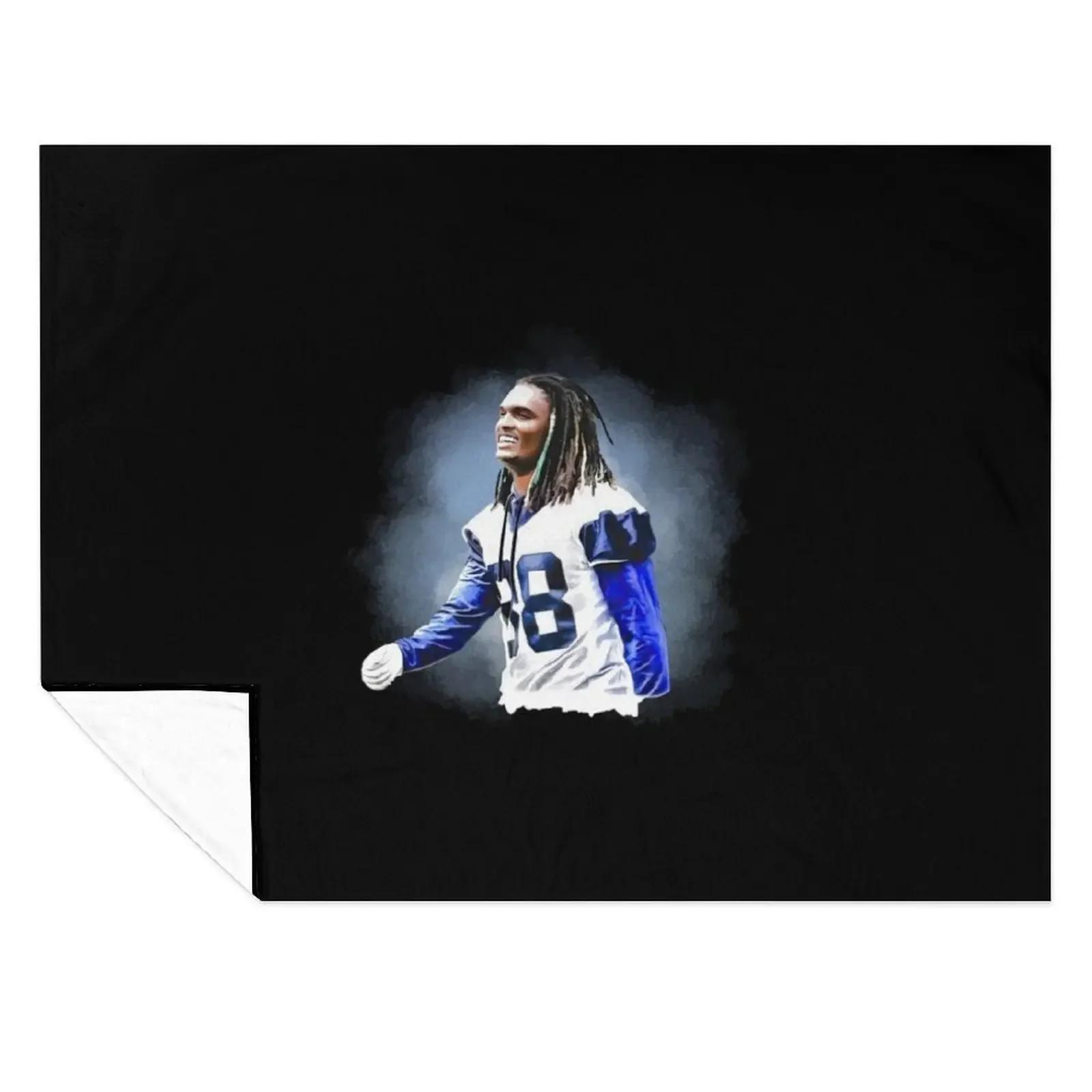 

CeeDee Lamb Smile Throw Blanket Luxury Designer Cute Plaid Beautifuls Fashion Sofas Blankets