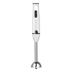 Immersion Hand Stick Blender Electric Food Vegetable Grinder Hand-Held Cooking Complementary Food Machine EU Plug White