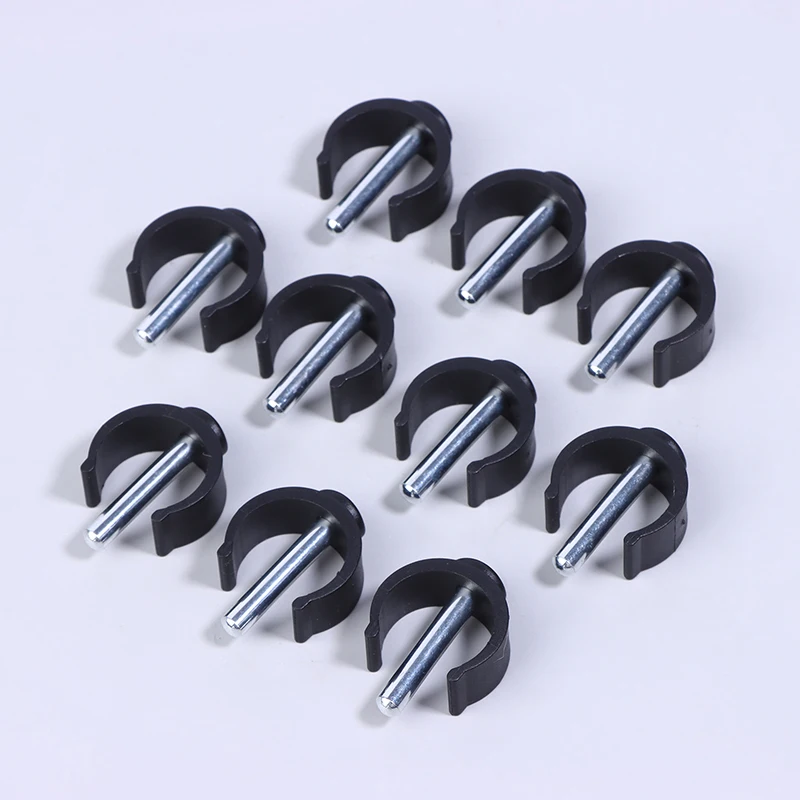 10/30pcs C-Shaped Fasteners, Walker Plastic Accessories, Tube Positioning Open Clips, Crutch Buckles