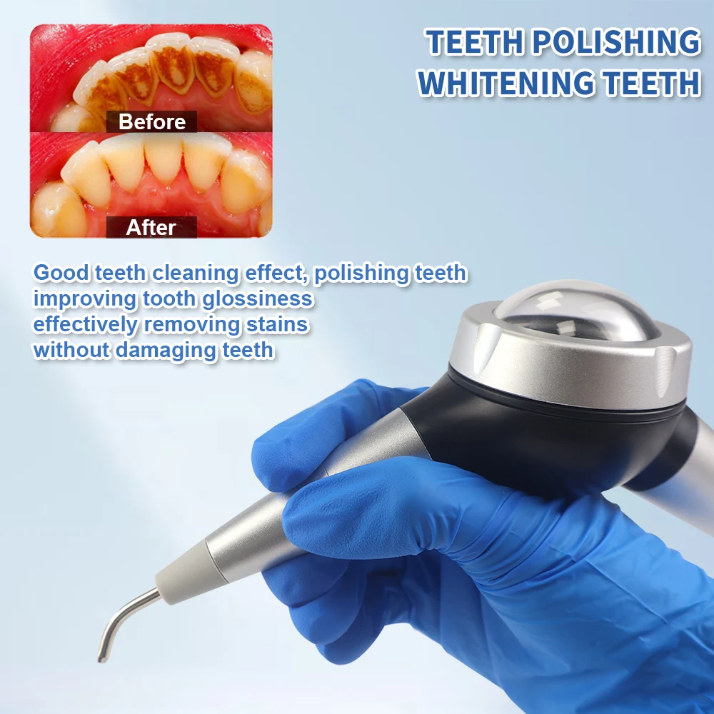 Dental Air Polisher AirFlow Oral Hygiene Teeth Bleaching Sandblaster Easy Jet 2Hole/4Hole Dentistry Clinic Device Tools