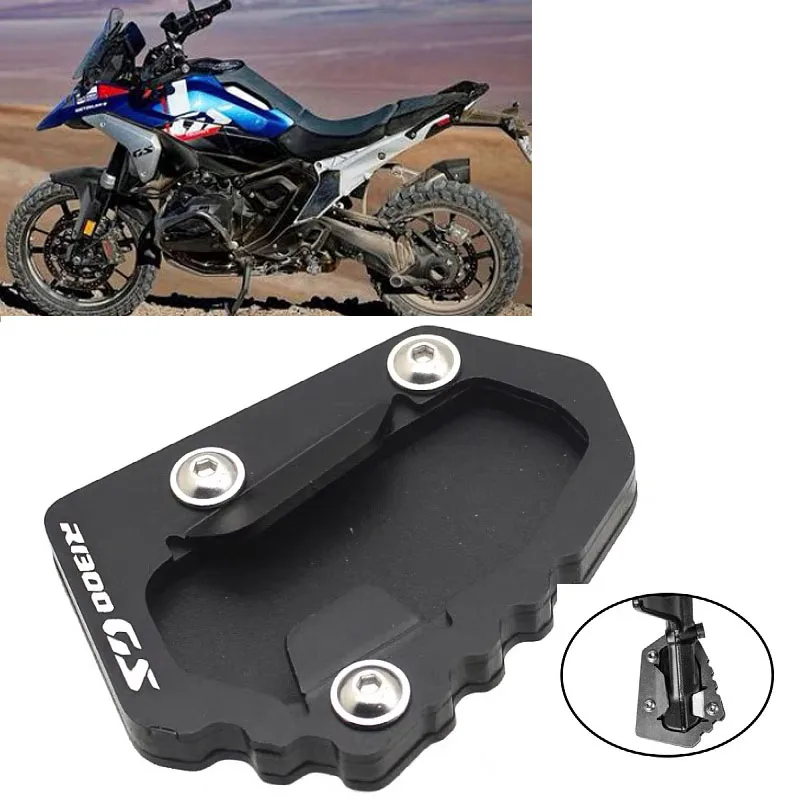 

Motorcycle Kickstand Extension Foot Side Stand Enlarge Plate Pad Fit FOR R 1300 GS R 1300GS GS1300 2023 2024 R1300GS Accessories