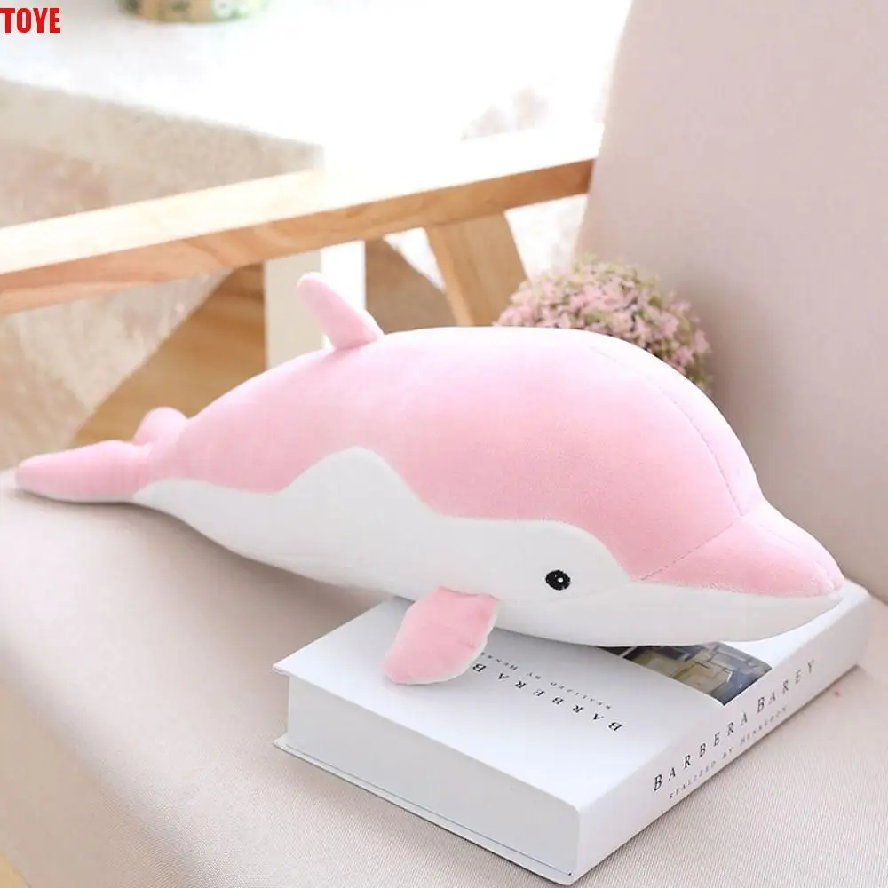 Home Room Decor Sleeping Pillow Kids Toys Baby Kids Dolphin Plush Toys Stuffed Toys Stuffed Ocean Animals Doll Pillow Cushion