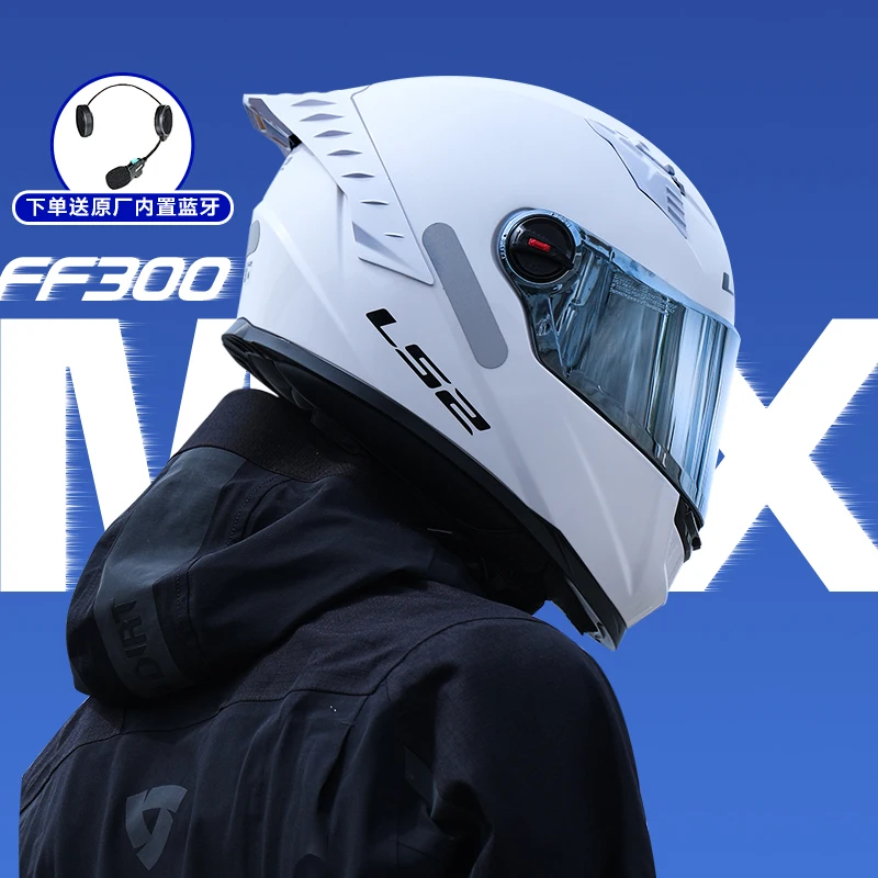 LS2 خوذة دراجة نارية امرأة رجل كاسكو موتو الخوذ شفافة قناع ECE FF300 خوذة لكامل الوجه Cascos De Moto Para Los Hombres #5