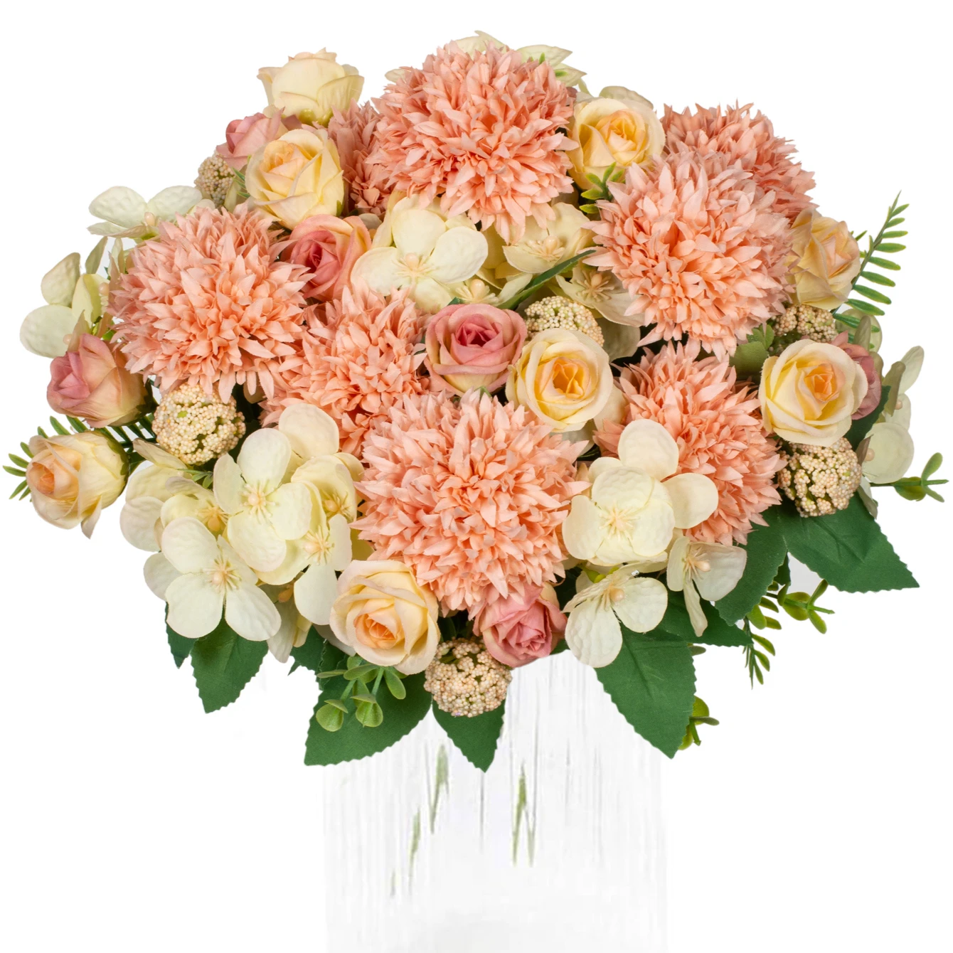 Seide Künstliche Blumen Rose Chrysantheme Hochzeit Hause Vase Festival Kranz Garten Bogen Party Feier Diy Geschenke Boxen Dekor – Detail 15