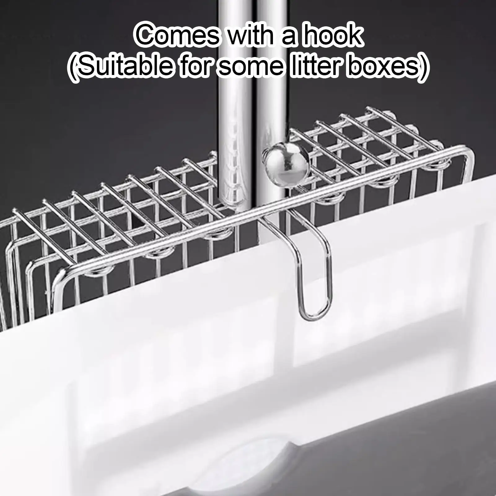 

Совок для кошачьего туалета Подъемник для кошачьего какашка для кошачьего туалета Прочная лопата для просеивания с эргономичной ручкой Антипригарный совок для кошачьего туалета