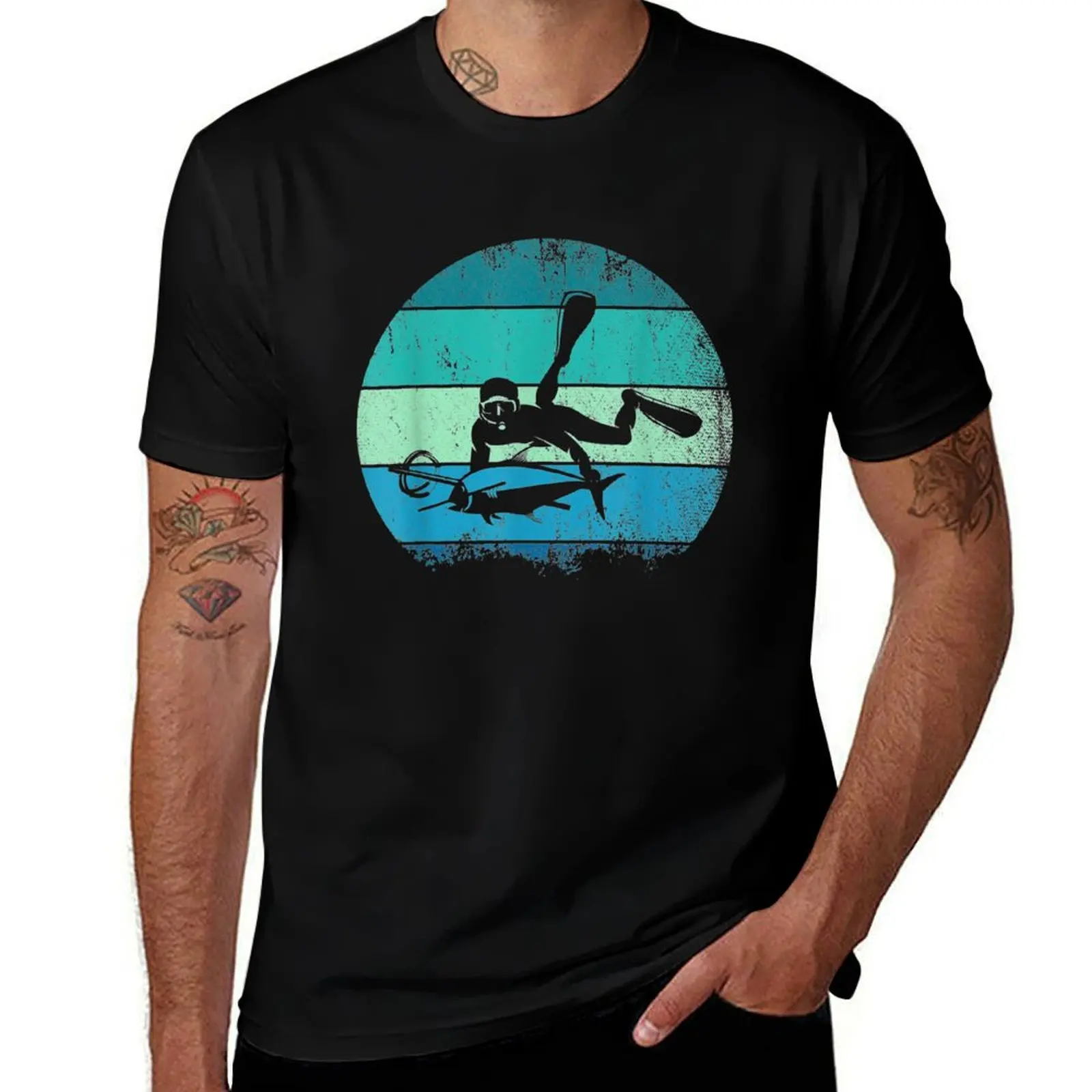 

Spearfishing T-Shirt t shirts designer men t shirt cotton 100% man t shirts cotton T-Shirt