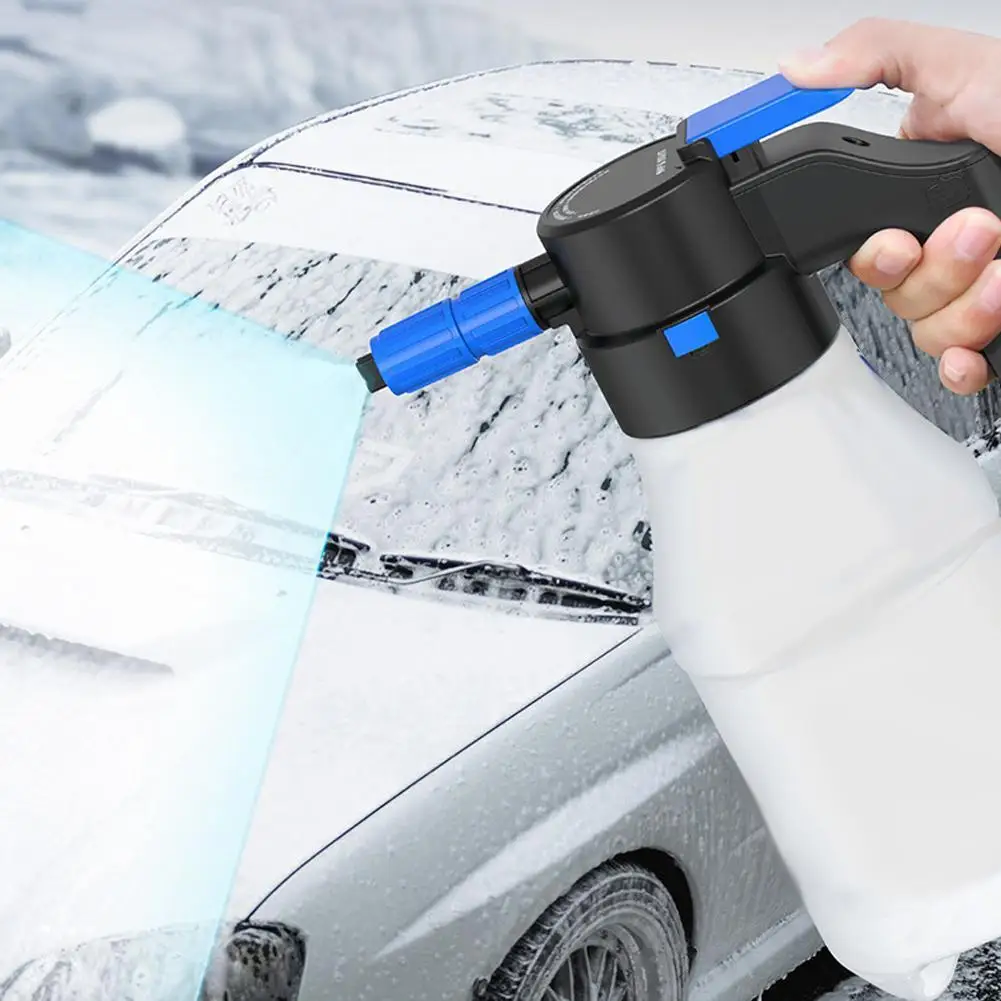 

1.5L Electric Car Wash Foam Sprayer Watering Can USB Rechargeable High Pressure Wash Bottle For Car Body Interior Home Cleaning