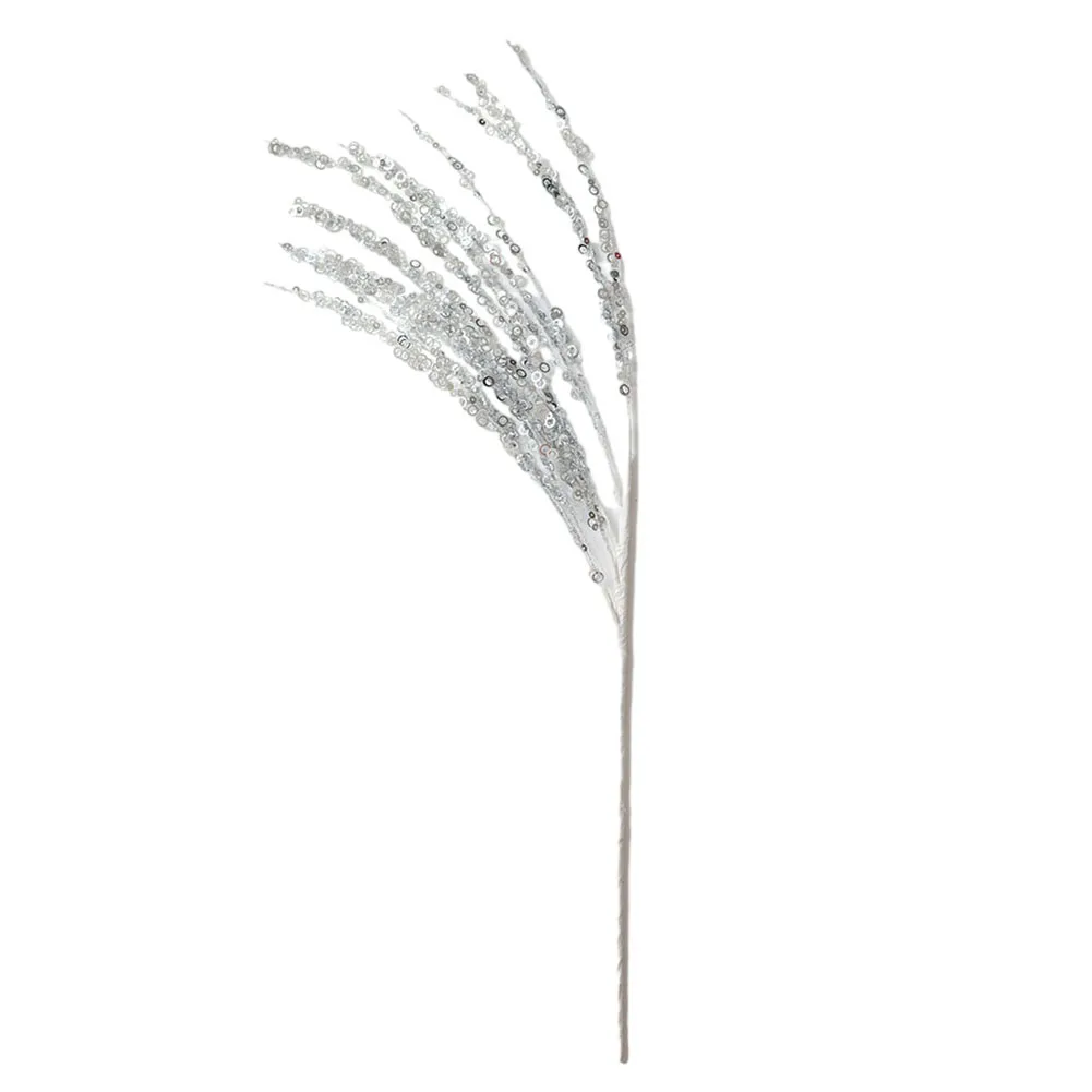 1 قطعة غصين بريق الحلي فروع 55 سنتيمتر يدويا ديكور لشجرة عيد الميلاد حفل زفاف إكسسوارات ديكور منزلي