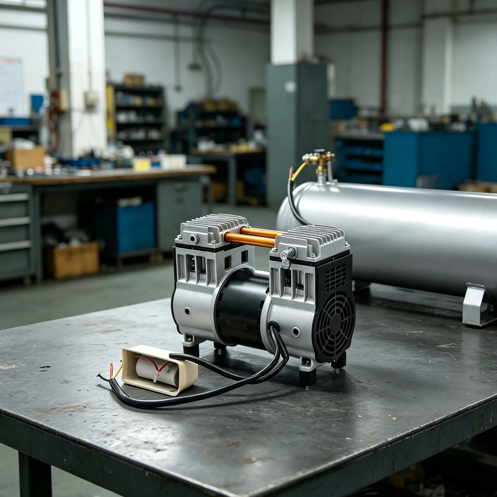 980 W Reinem Kupfer Motor Luft Kompressor Pumpe Kopf Geräuscharm Luft Kompressor Pumpe Für Automotive Reparatur Elektronik Maschinen 220 V – Detail 4