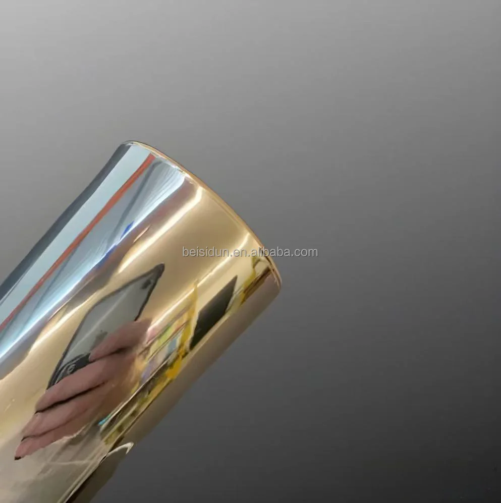 Colorful Electroplate Silver CHROME SILVER Wrap Viny Roll for Complete Car Foil Stickers Custom Automotive Cover Decal