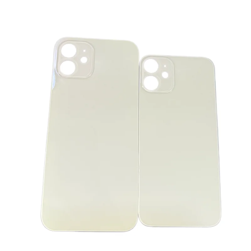 1PCS Rear Back Glass Large Hole Solid Color Suitable for iPhone 12 Mini 12MINI Back Cover Glass Replacement Repair Rear Glass view 3