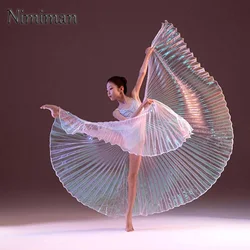 Belly Dance Wings Isis Transparent Wings Belly Dance Accessories Sticks Costume Adult Kids Children Women Gold