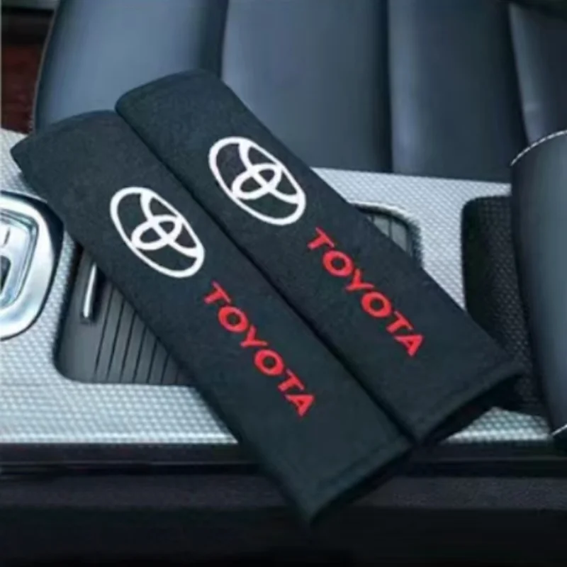 2pcs Carbon Fiber Cotton Protection Cover Case For toyota camry chr corolla rav4 yaris prius