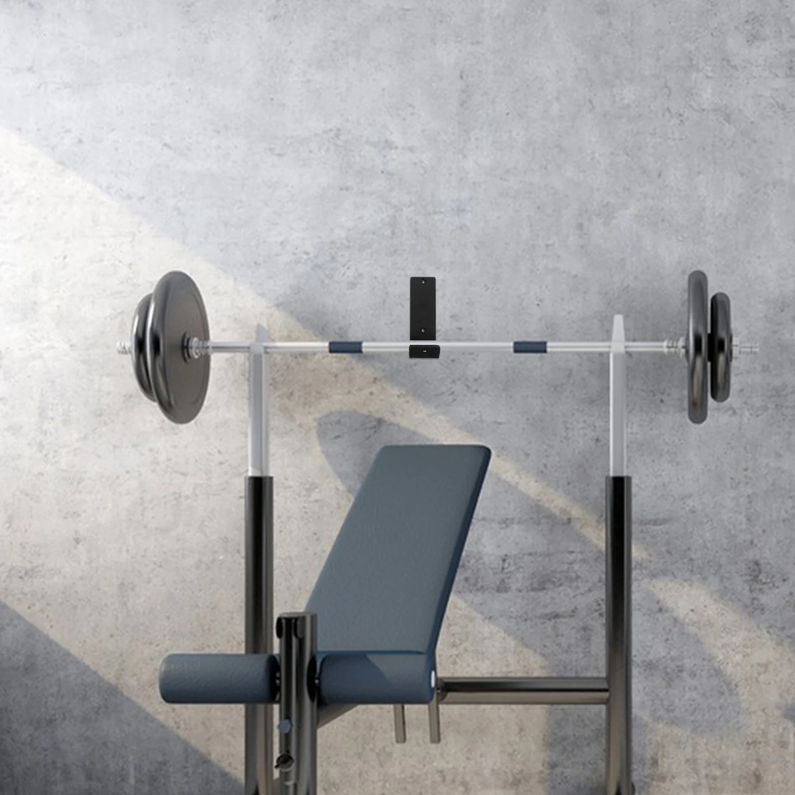 1 paar Zwart Plastic J Haken Squat Rack Bijlagen Heavy Duty Power Rack Hangers Voor Weerstandsbanden Barbell Halsbanden Gym