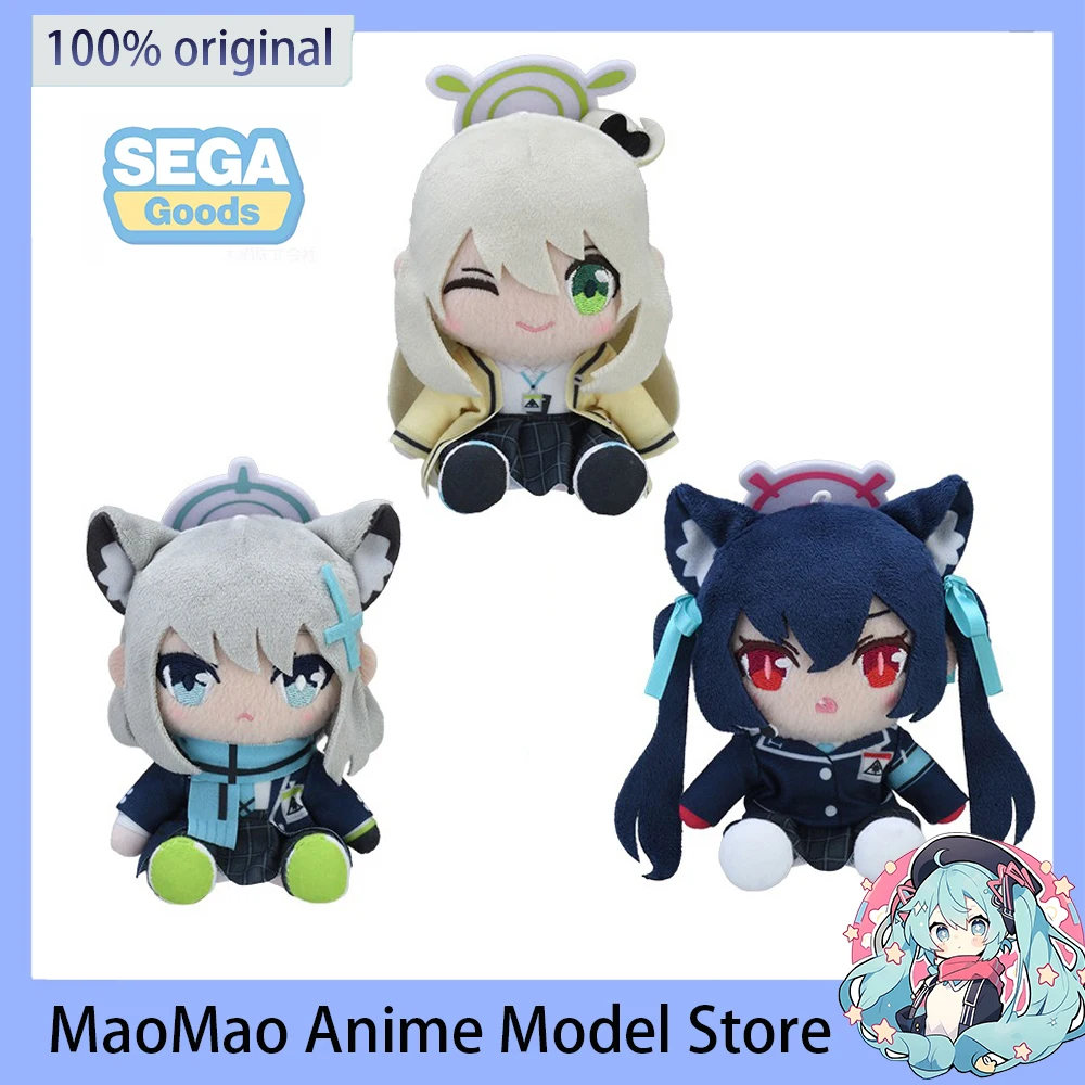 

Original SEGA Blue Archive Kuromi Serika Izayoi Nonomi Sunaookami Shiroko Mini Plush Doll Vol.1 Kawaii Anime Figure Toys Gift