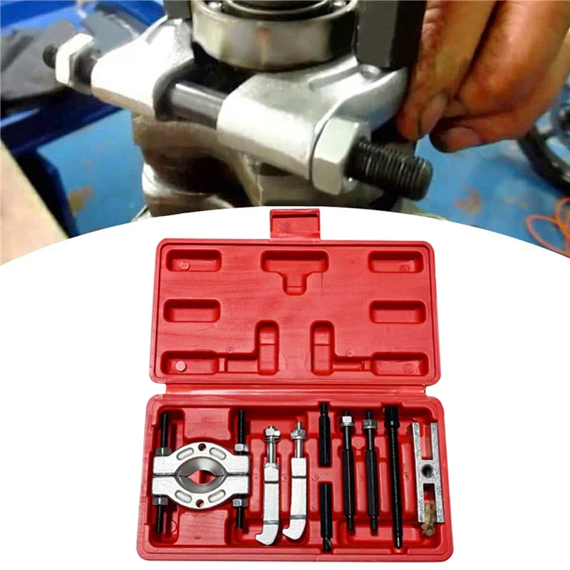 Car Repair Tool Portable Bearing Splitter Separator Puller Kit High Strength Metal Bearing Removal Tool Set With Box